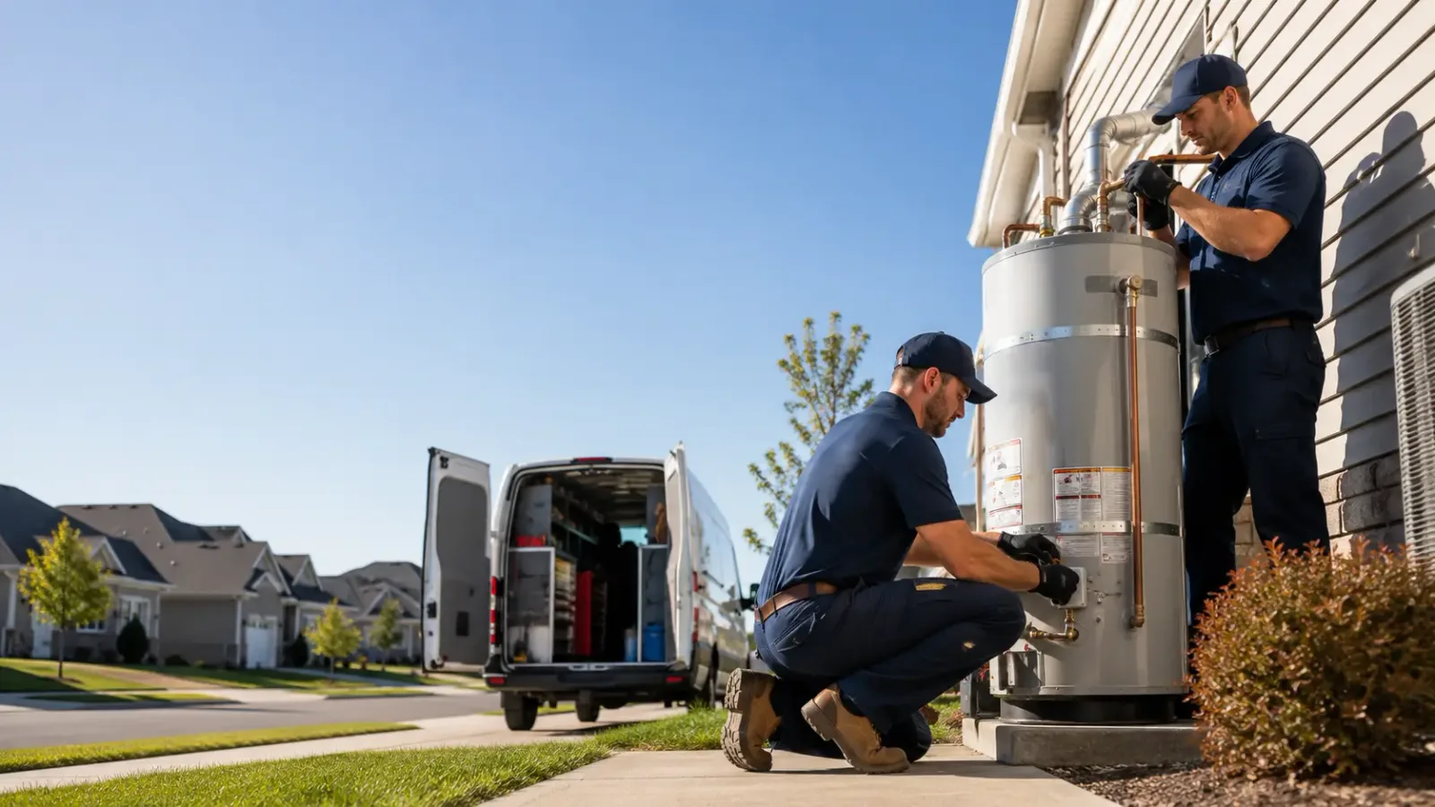 Water Heater Installation in Flasher, ND